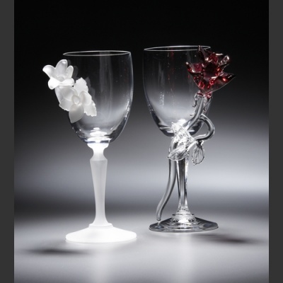 Rose Glass - Hibiscus Glass